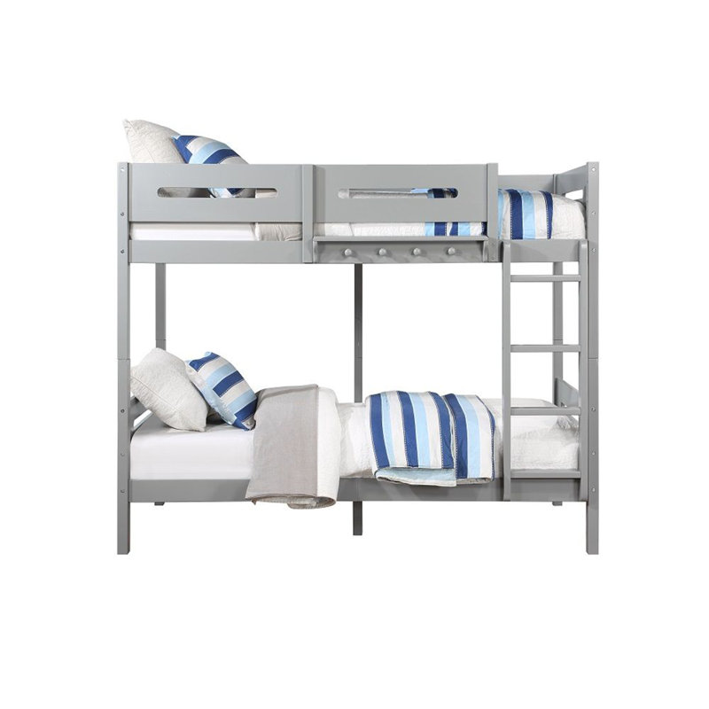 Lit superposé simple au-dessus de simple Nursing, Gris