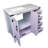 36 " W Freestanding Standard Free Standing 1 Single Vanity Bathroom Vanity With Cultured Marble Top