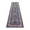 Tapis kazaki super clair en laine noué à la main 2 pi 7 po x 9 pi 10 po bleu clair et naturel avec motif médaillon F4109B4CF5C94F2F89CCCE334A4C9E75