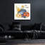 Art mural en verre épique «Fall Flair 3» par Anne Tavoletti, 36 po x 36 po-1222854465