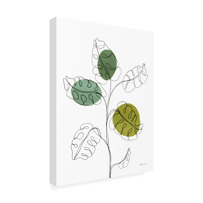 Art mural sur toile «Garden Delight II» par Yvette St. Amant, H 19 po x l 14 po
