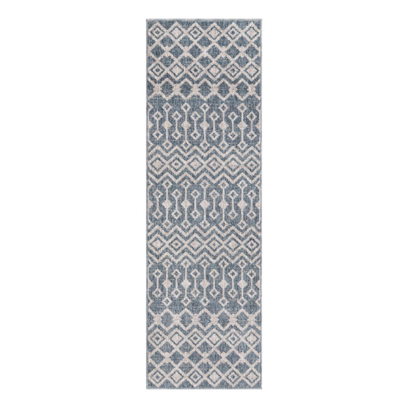 Barnkine Geometric Indoor Rug, Runner 2' x 6'