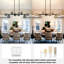 Luminaire globe en verre noir