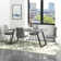 Alonia 5 Piece Pewter Rectangular Dining Set
