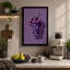Purple Grapes Botanical - Wrapped Canvas-1517540935-1517540936