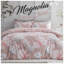 Floral Bedding Set - Polycotton Lightweight Duvet Cover with Matching Pillowcases - Single Double King-971123667-971123678