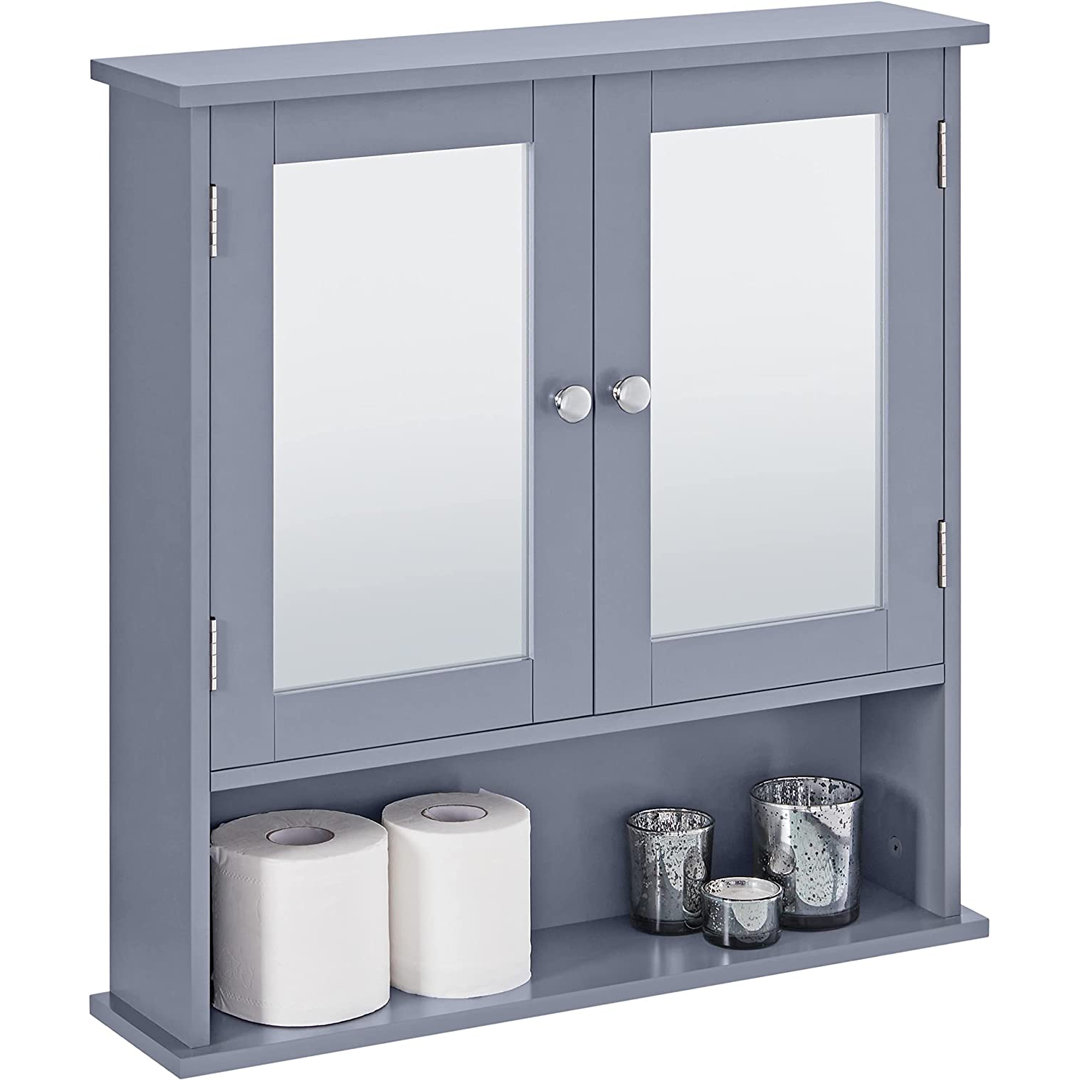Yajaira 56Cm W x 58Cm H x 13Cm D Wall Mounted Bathroom Cabinet