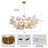 Ceramic Leaf Chandeliers Branch Chandelier -1670379623-1671431671