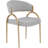 17.72'' H Upholstered Metal Armchair-360663309-360663296