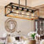 Luminaire suspendu linéaire ajustable rustique 5 lumières-924394435-937001508