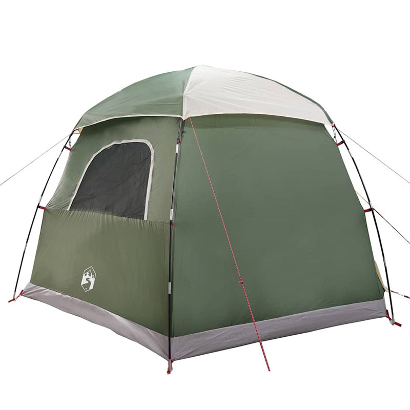 Tente familiale Vidaxl Igloo 6 personnes imperméable, Vert