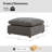 Alberto Modern Cloud Down Filled Oversized Ottoman-128678371