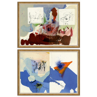 Homage IV and V Framed