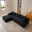 Modular L-Shape Sectional Sofa with Deep Seat Comfort and No Assembly Required