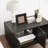 Cat Litter Box Enclosure Cat House End Table with Scratcher, Black