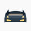 Lit plateforme en forme de voiture de course simple Lorden-69368540-106639123