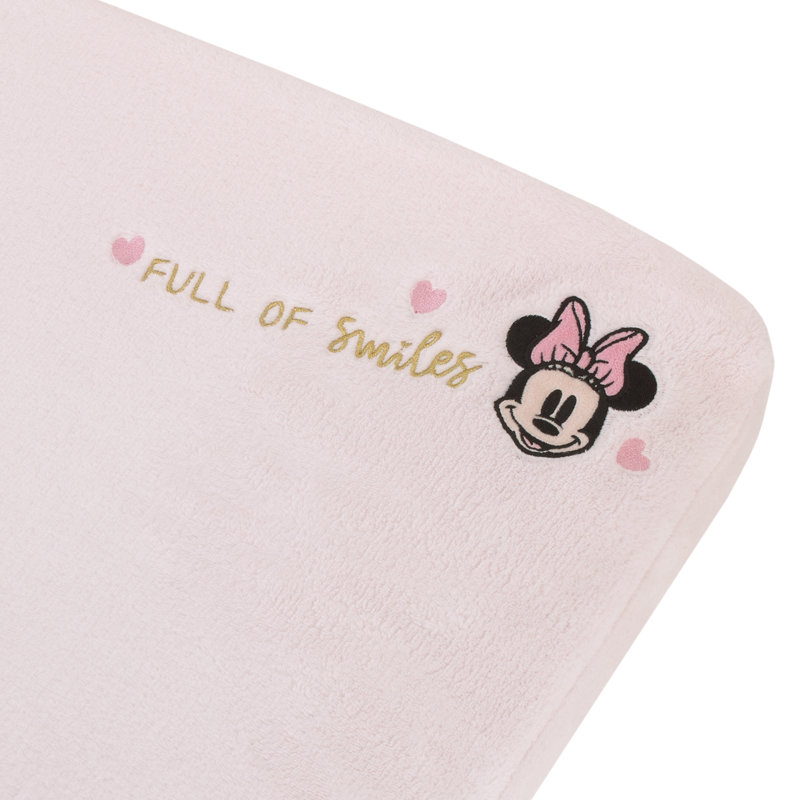 Housse de matelas à langer en polyester 32 po L Minnie Mouse My Happy Place Infant Collection