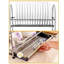 Adjustable Stainless Steel Two Tier Dish Rack