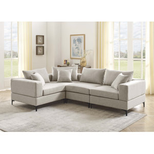 (Incomplete)Avaleigh 104.5" Wide Reversible Modular Corner Sectional