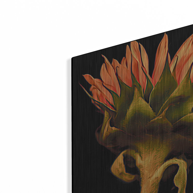 Tournesol par Pamela Plummer, H 12 po x l 12 po