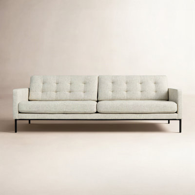 Towne 84" Linen Sofa