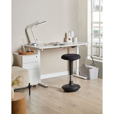 Adjustable Height Ergonomic Active Stool with Removable Casters/Wheels