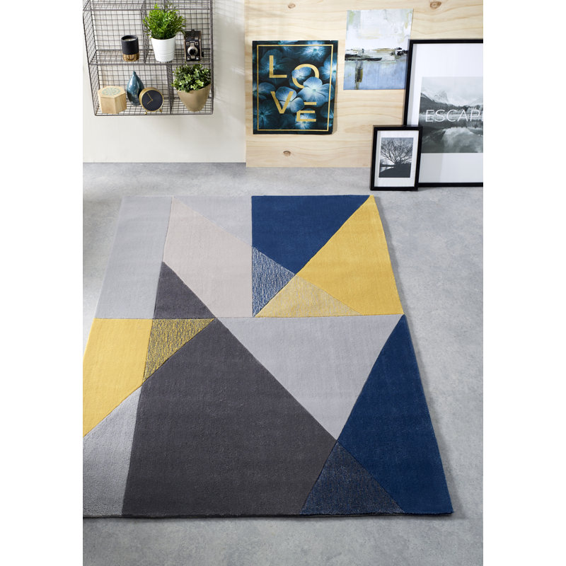Divisadero Geometric Hand Woven Area Rug, Rectangle 160 x 230cm