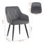 40cm H Velvet Upholstered Armchair-896030935-896030929