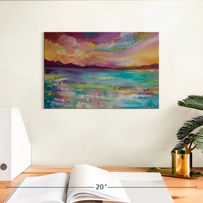 Gillard Rainbow Skies, 8" H x 12" W