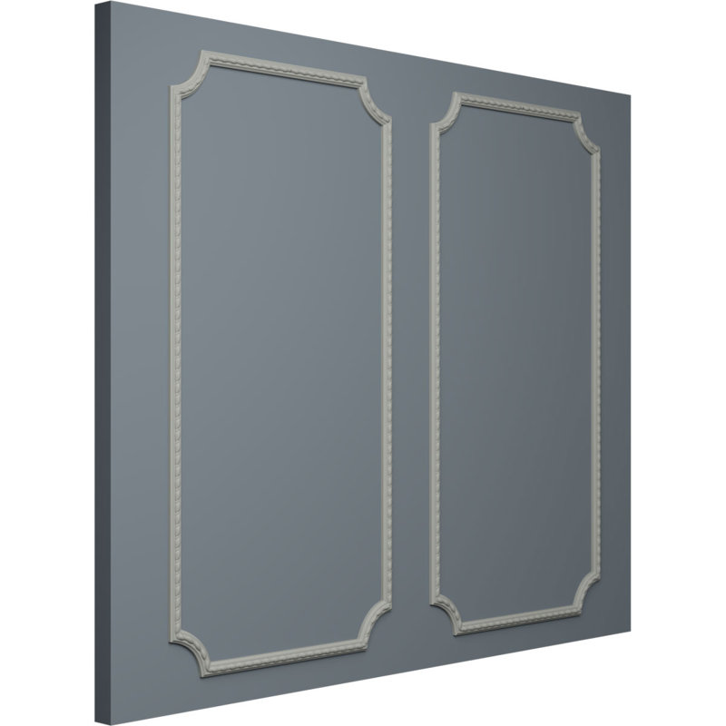 Ensemble de moulure de panneau Bulwark, L 24 po x H 48 po, Double