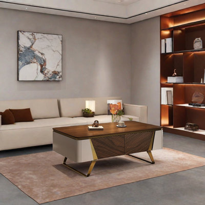 Table basse moderne et luxueuse