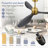 Loritta 52'' 3 - Blade Large Indooor Ceiling Fan With Light Kit and Remote, 3 LED Colors, 6 Speed Noiseless DC Motor, Timer-1597384105-1597459141