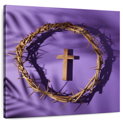 Javetta Cross In Crown Of Thorns