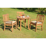 Osborne Outdoor 3 - Piece Teak Bistro Set