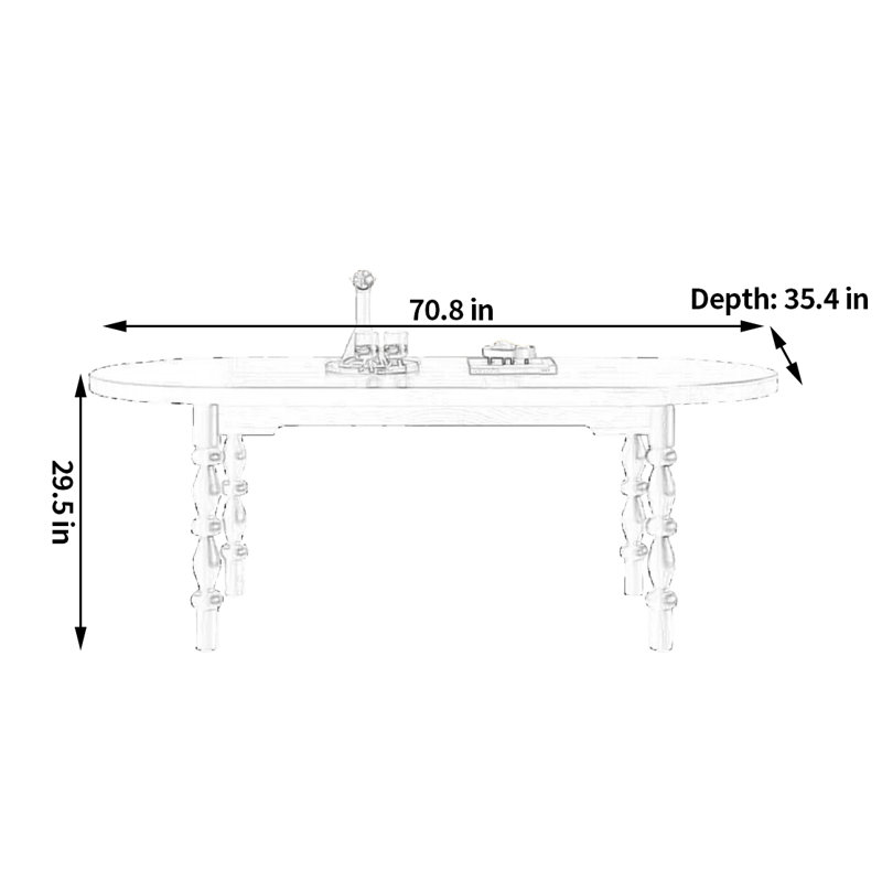 Vione, 29.5"H x 70.8"L x 35.4"W