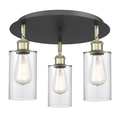 Ervine Glass Semi Flush Mount