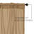 Francoise Cotton Blend Sheer Curtain Panel Pair
