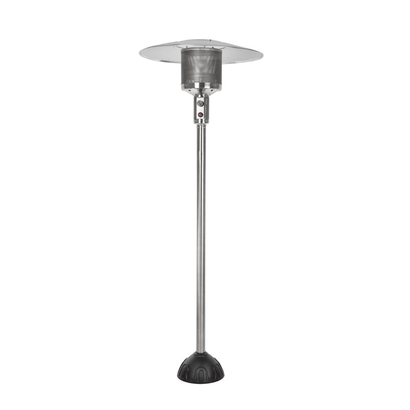 Fire Sense Natural Gas Patio Heater 45,000 BTU with Electric Ignition System CSA Approved - Stainless Steel
