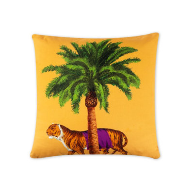 Excelsa cushion Le Cirque Du Marrakech cotton 45x16x45 cm