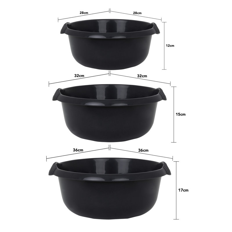 Wham Casa 3 Piece Multi Bowl set Midnight 