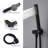 10" Round Shower Head Pressure Balanced Shower Faucet System With Handheld Spray-113050770