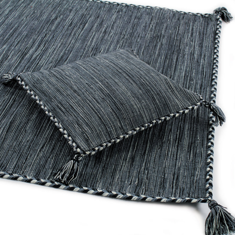 Lael Solid Colour Hand Woven Area Rug, Rectangle 160 x 230cm