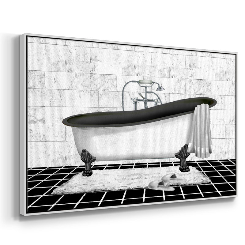 " Modern Bath II ", H 27 po x l 41 po x P 2 po, Blanc