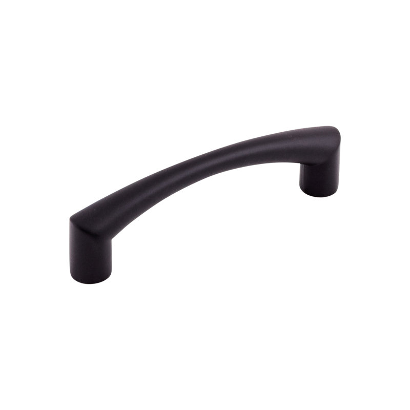 Hidra Bar pull, Flat Black, 3 3/4" Center to Center