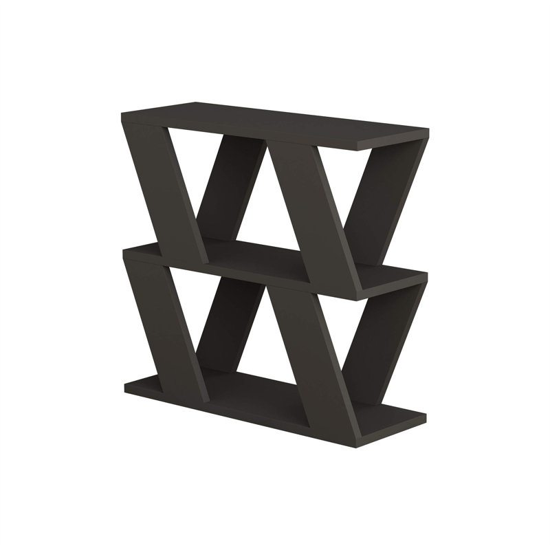 Adriana Side Table Modern Compact Design for Living Room & Bedroom, Anthracite