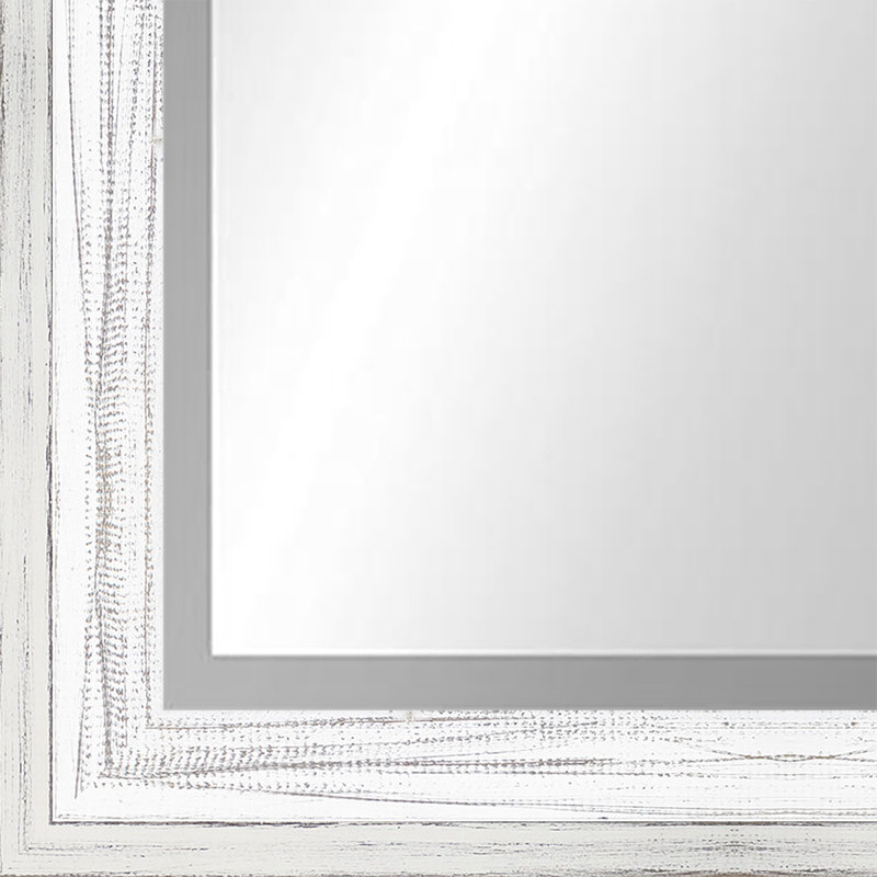 Bois naturel, 47,5 po x 28,5 po, Blanc / blanc