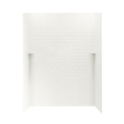 Solid Surface Three Panel Shower Wall