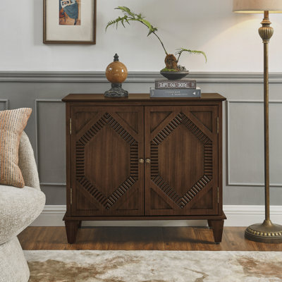 33.6" Retro Wooden Sideboard Buffet Cabinet with Storage by Charlton Home