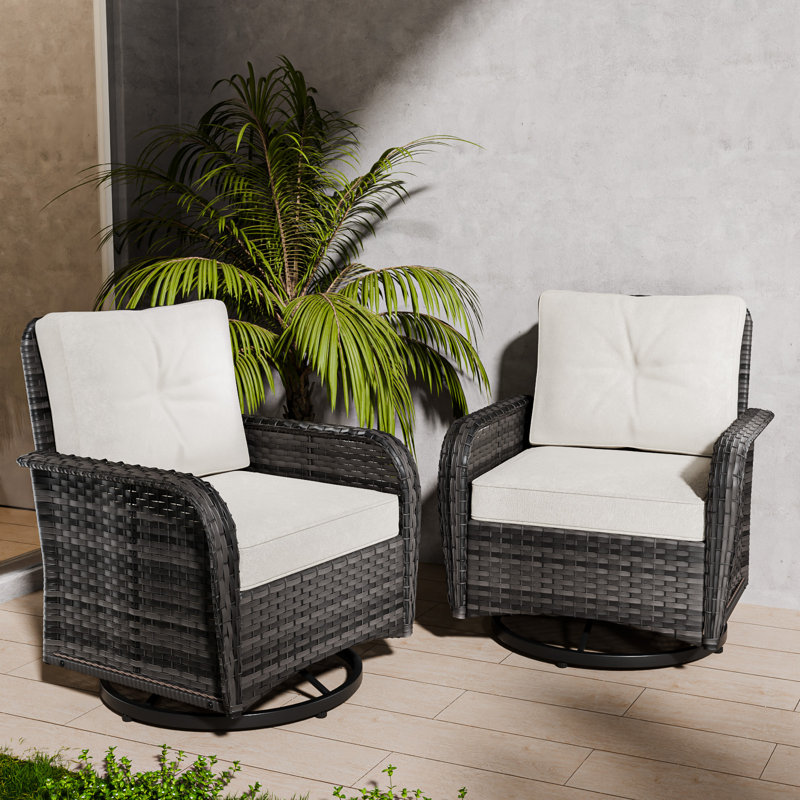 Wicker Outdoor Glider