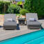 Blaisdell Sunlounger Set - Grey